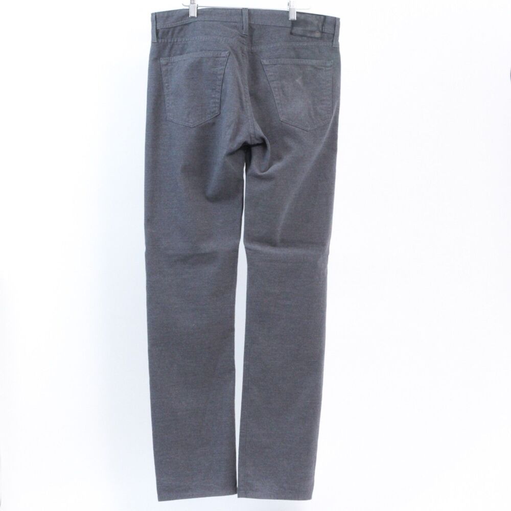 Adriano Goldschmied Mens Graduate Tailored Fit Charcoal Gray Chinos/Pants, 34W - Picture 2 of 8